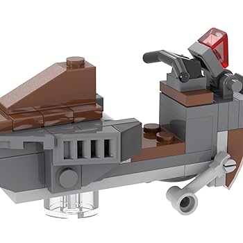 その他 NEU-RON SPEEDER Flitknot Speeder Bike With Count Dooku Star Wars MOC